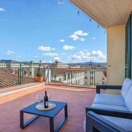 Apartmán Penthouse With Big Terrace In Oltrarno Florencie Exteriér fotografie