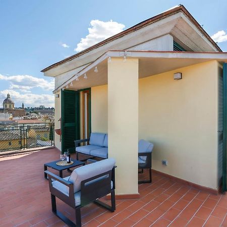 Apartmán Penthouse With Big Terrace In Oltrarno Florencie Exteriér fotografie