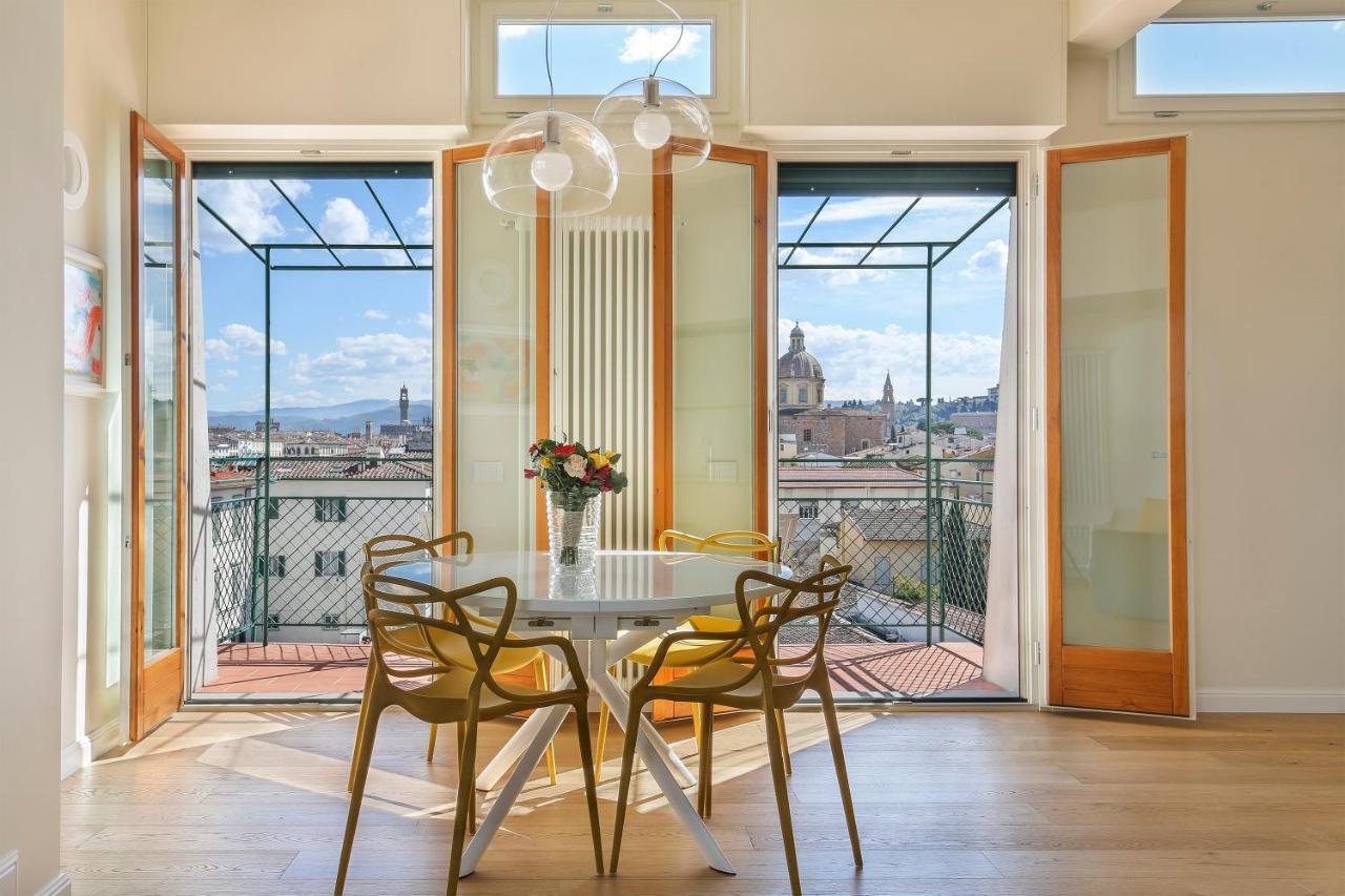Apartmán Penthouse With Big Terrace In Oltrarno Florencie Exteriér fotografie