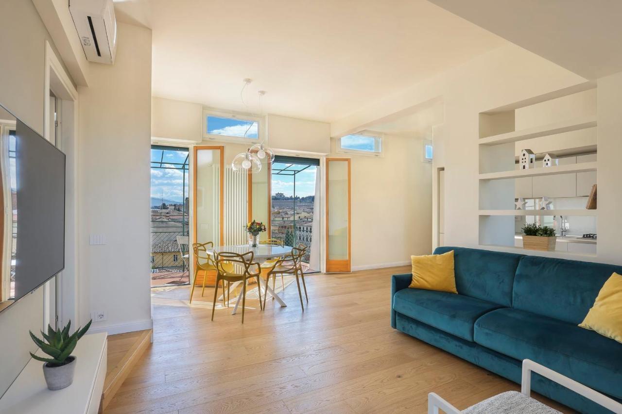 Apartmán Penthouse With Big Terrace In Oltrarno Florencie Exteriér fotografie